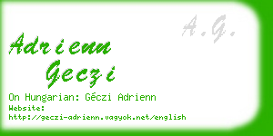 adrienn geczi business card